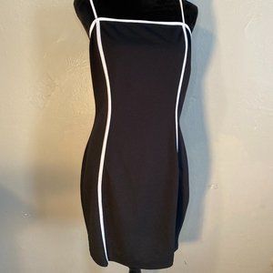 Mocking Jay black and white mini dress